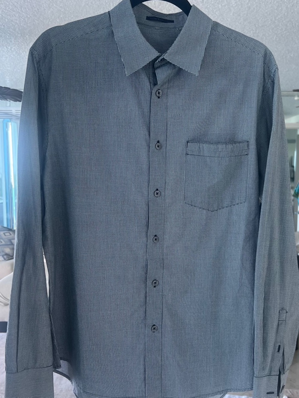 Elie Tahari Men's  Micro-Pattern Dress Shirt
